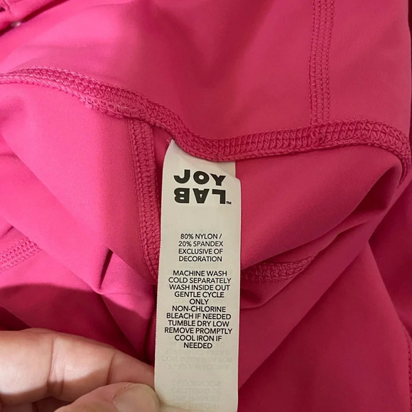 Women’s Joy Lab High Rise Athletic Workout Leggings Pink, Small - Picture 5 of 5